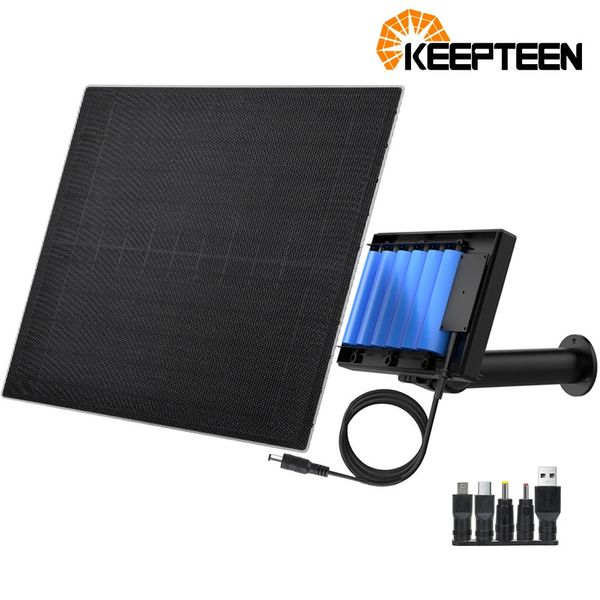 Otros productos electrónicos Panel solar D16E con almacenamiento de batería 18650 Salida de 12 V Cargador Banco de energía USB Tipo C plug play mini sistema solar para cinta LED 231120