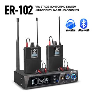 Autres appareils électroniques Debra ER 102 Singal Channel UHF In Ear Monitor Système sans fil avec plusieurs émetteurs pour petits concerts et home cinéma 230731