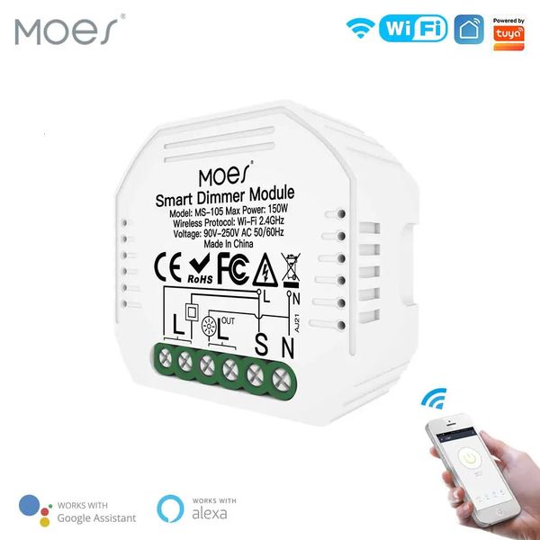 Otros productos electrónicos DIY Smart WiFi Light LED Dimmer Switch LifeTuya APP Control remoto 12 vías funciona con Alexa Echo Google Home 230927