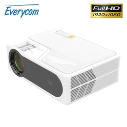 Projecteur Everycom YG625 LED LCD natif 1080P 7000 Lumens Prise en charge Bluetooth Full HD USB Vidéo 4K Beamer pour cinéma maison 231117