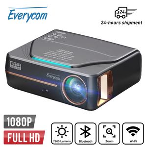 Andere elektronica Everycom YG627-projector Android 11.0 WIFI Full HD 1080P Video Thuisbioscoop Bioscoop Smart Phone Beamer LED-projector voor 4k-film 230731
