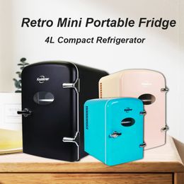 Autres appareils électroniques Kulkas Mini bisa en attente AC DC Retro mobil portable HITAM 230905