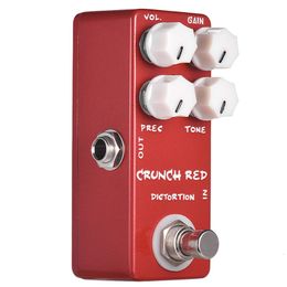 Andere elektronica Mosky Crunch Red Pedal Guitar Multi Effects Processor Pedalen voor elektrische gitaaraccessoires Ukulele Bass Musical Instruments 221115