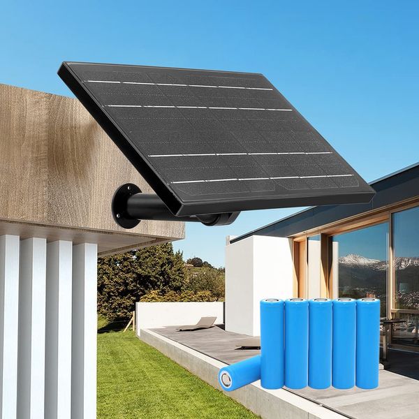 Otros productos electrónicos Camping al aire libre Panel solar Energía 12V Batería incorporada de 9000mAh 5V USB Kit de cargador de panel solar a prueba de agua para teléfono / cámara de seguimiento 230715