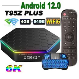 Otros decodificadores electrónicos T95Z PLUS Android 12 TV Box Allwinner H618 6K 24G 5G Wifi6 4GB 64B 32GB 2GB16GB BT50 H265 Global Media Player Receiver 221014