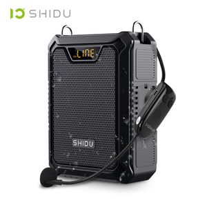 Autres appareils électroniques SHIDU 30W Amplificateur de voix portable avec microphone sans fil pour les enseignants IPX6 Étanche Bluetooth5.0 Haut-parleur 5000mAh Power Bank 221025