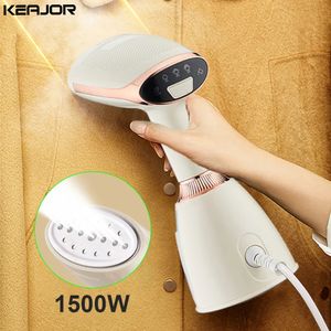 Autres appareils électroniques Fer à vapeur pour vêtements Portable Mini vêtement Steamer 1500W puissant électrique portable vertical fer à vapeur vêtements pour voyage 231023