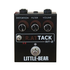 Autre électronique T5EE Pédale de guitare à distorsion portable Effecteur électrique à 3 niveaux pour rat Tone Accessoires à effet unique 230801