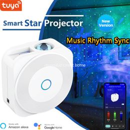 Andere elektronica Tuya Smart Star-projector Draadloos leven APP-bediening Verbeterde muziek Rhythm Sync Nebula Alexa Compatibel 230927