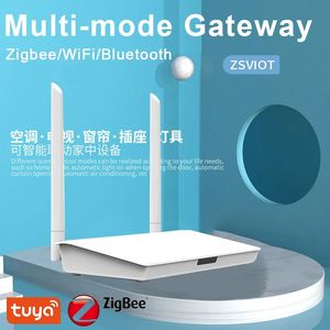 Autres appareils électroniques Tuya Zigbee Gateway 30 Hub Passerelle Bluetooth avec prise de câble réseau Connexion filaire Smart Life Control 230927