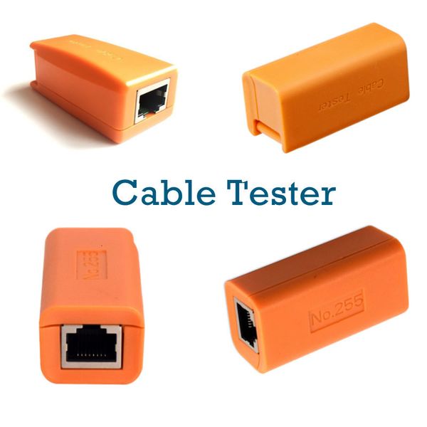 Probador de cable UTP de otros productos electrónicos NO 255 para CCTV Detectar el punto de falla Nearend Midend y Farend de la red Crystal Head 230428