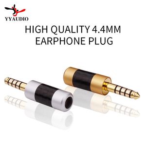 Andere elektronica YYAUDIO 44mm oortelefoonstekker Audio Jack 5-polig voor hoofdtelefoonkabel Draadconnectoren Converter 231117