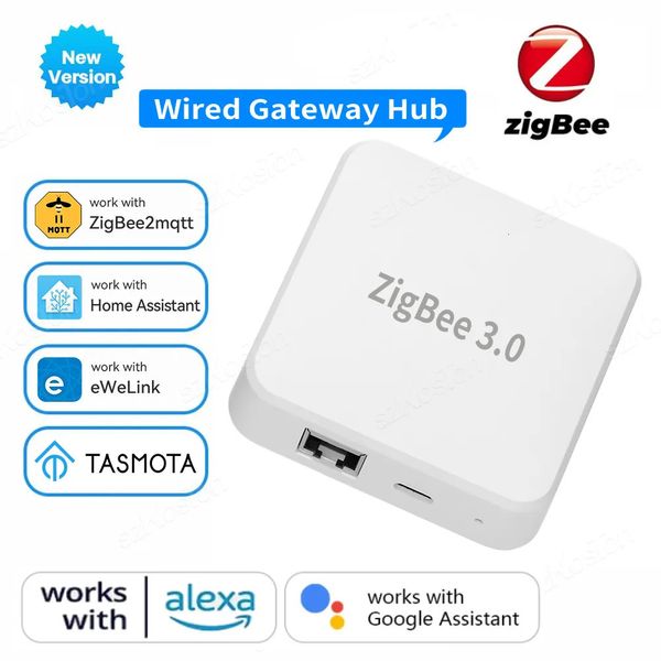 Autres appareils électroniques ZigBee 30 Smart Hub eWeLink APP Domotique Ethernet Bridge fonctionne avec Tasmota Zigbee2MQTT Assistant 230927