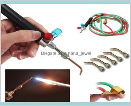 Andere apparatuur 5 tips in doos Micro Mini Gas Little Torch LaDing Solidering Kit koper en aluminium sieraden reparatie Maakgereedschap DR5972805