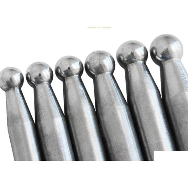 Otros equipos 15 PCS Joyas DAP Punches Ajuste de herramientas de manualidades de bricolaje de acero inoxidable para el equipo de entrega de gotas de hine OTR5X