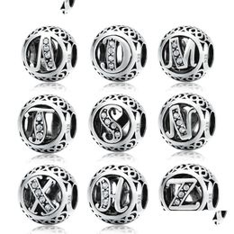 Otros Esign 925 Sier Beads Alfabeto original Fit DIY Charm Pulsera Sterling Letter Charms Drop Entrega Resultados de joyería Com Dhgarden Dhztk