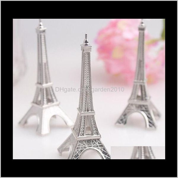 Otros suministros para fiestas y eventos 100 Pcslot Favor de la boda Torre Eiffel Lugar Titular de la tarjeta Venta al por mayor Fedex Bn47 Alhnn Hi5Qw