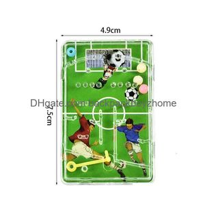 Autres événements Fournitures de fête 10pcs Football Maze Jeu Jouet éducatif précoce pour enfants Décoration d'anniversaire Faveurs Garçons Filles Cadeau de football B Dhve6