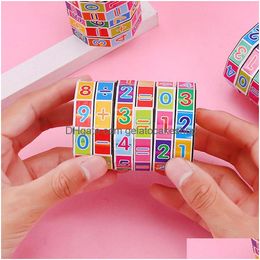 Autres fournitures de fête d'événement 10pcs Kids Educational Toy Arithmetic Magic Block Perfect for Fave