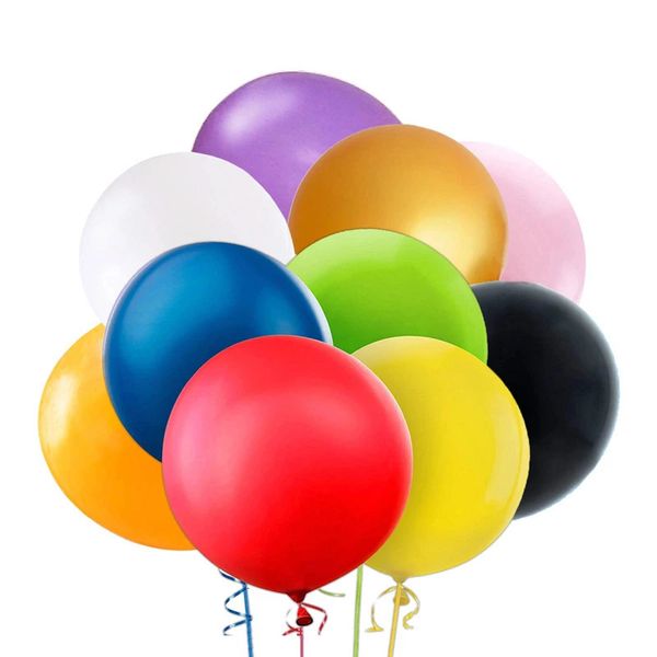 Autres fournitures de fête d'événement 10pcs gros ballons 36 pouces couleurs assorties gros ballons géants en latex d'hélium pour la fête de mariage d'anniversaire décoration de douche de bébé 231017