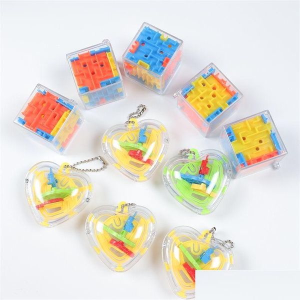 Autres fournitures de fête d'événement 10pcs labyrinthe puzzle intelligence jouet enfants fête d'anniversaire faveurs sac cadeau souvenir baby shower rew dhgarden dhzj8