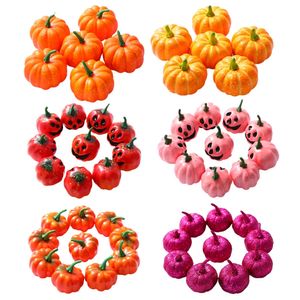 Autres fournitures de fête d'événement 110pcs simulation citrouille artificielle joyeux Halloween décoration accessoire automne récolte couronne automne mariage Thanksgiving 231027