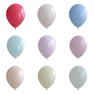 Andere evenementenfeestjes 12inch 50 stks Macaron latex Ballon Pastel Candy Christmas Wedding Birthday Decorations Baby Shower Air Globos 230818