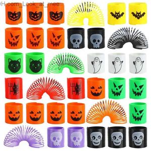 Autres fournitures de fête d'événement 12pcs Halloween Magic Coil Springs Jouets Halloween Party Favors Enfant Trick ou Treat Kid Cadeaux Goodie Bag Filler Q231010