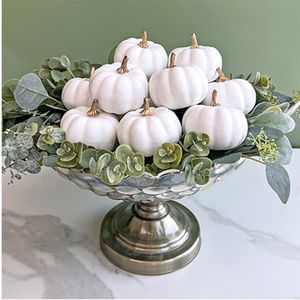 Autres fournitures de fête d'événement 136pcs petites citrouilles artificielles décor mousse citrouille récolte citrouille pour automne automne mariage Thanksgiving Halloween table décor 230918