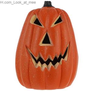 Autres fournitures de fête d'événement 1pc lanterne rustique accessoires d'Halloween ornements de citrouille artificielle Halloween lanterne citrouille veilleuses Q231010