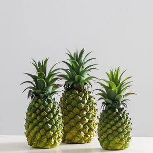 Autres fournitures de fête d'événement 1pcs Simulation vert ananas ornement modèle de fruit artificiel faux accessoires décor en plastique 230919