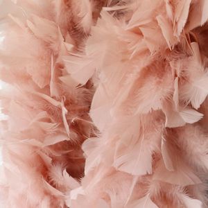 Autres fournitures de fête d'événement 200g de plumes de dinde naturelles Boa 2 mètres Boas de plumes pour robe de mariée châle fabrication de costumes décoration vêtements artisanat 231117