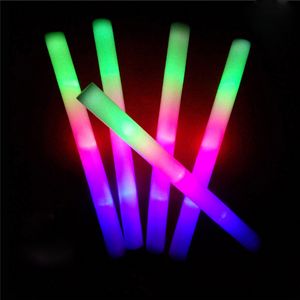 Andere evenementen Feestartikelen 20 stuks LED-schuim Katoen Glow Cheering Light Stick Neon Light Voor Feesten Dansen Muziek Festival Optreden Dj Bar 230729