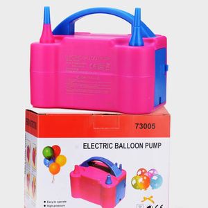 Andere evenementenfeestartikelen 220V Super krachtige elektrische opblaasbare ballonpomp Dubbele gat Snelle opblaasbare bal Dubbele luchtpomp Bruiloft Verjaardagsbenodigdheden 231017
