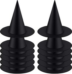 Autres Fournitures De Fête D'événement 25 pcs Halloween Chapeau Noir Oxford Tissu Magique Sorcière Maquillage Costume Cosplay Props Décoration 230821