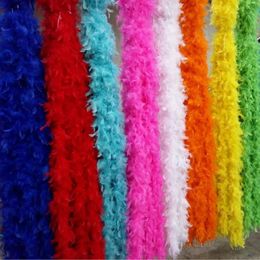 Andere evenementen Feestartikelen 2M Feather Boa Natuurlijke veren Sjaal voor feestjurk Rok Naaiaccessoire Decoratie Sjaal 40 Gram Burlesque Paaszondag 231110