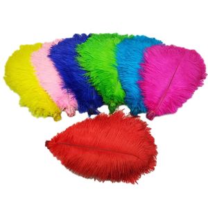 Autres fournitures de fête d'événement 35-40 cm Plumes d'autruche de haute qualité pour l'artisanat El Party Décoration de mariage Plumes Blanc Noir Plume d'autruche Pluma 231114