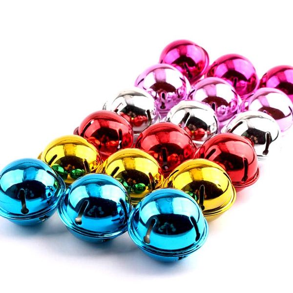 Otros suministros para fiestas y eventos, 5/10 Uds., 40mm, campanas coloridas, colgantes de decoración navideña para mascotas, artesanías DIY, árbol, accesorios hechos a mano LDY006