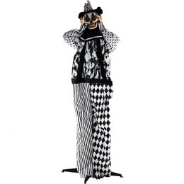 Overige feestartikelen voor evenementen 5.75-Ft. Halloweendecoratie Animatronic Clown Veelkleurig 230912