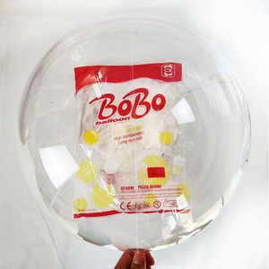 Autres fournitures de fête d'événement 50pcs Bobo Ballons Helium Style Transparent Bubble Clear pour cadeaux de Noël Décorations d'anniversaire de mariage 230919