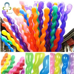 Autres Fournitures De Fête D'événement 50Pcsbag Ballons Géants En Caoutchouc Hélium Spirale Latex De Mariage Anniversaire Décoration Longs Ballons 230808