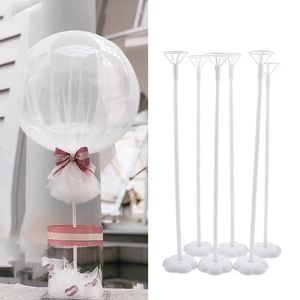 Autres fournitures de fête d'événement 6pcs décoration de mariage table ballon support de support bâton flottant ballon support tige anniversaire pièce maîtresse 231011