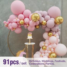 Andere evenementenfeestjes 91 % Set Candy Ballonnen Girl Birthday Decoration Valentine S Day Wedding Arch Pink Pink Ballon Groothandel 230815