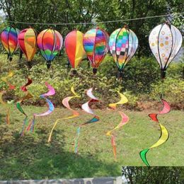 Autres événements Fournitures de fête Air Balloon Windsock Décoratif Extérieur Jardin Jardin DIY Couleur Wind Spinners Jn09 Drop Livraison Homefavor Dhwhi