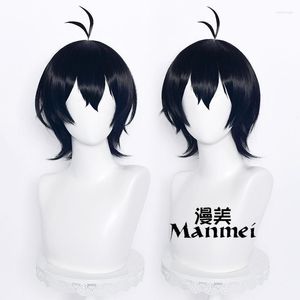 Andere evenementenfeestje ANIME SK8 De Infinity Chinen Miya Cosplay Wig Black Hair Role Playing Props For Halloween Christmas