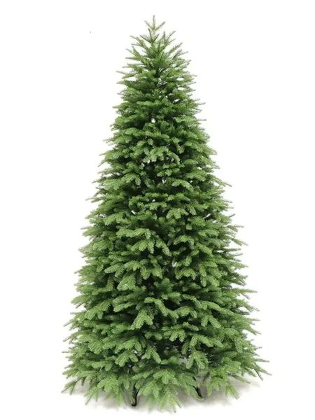 Autres fournitures de fête d'événement Arbre de Noël artificiel pur PE avec support en métal 120 cm à 300 cm el centre commercial décoration de la maison 231027