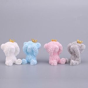 Autres fournitures de fête d'événement Baby Shower Crown Bear Décorations de gâteau Décoration de mariage Anniversaire pour la pâtisserie Beaux cadeaux Saint Valentin Gif