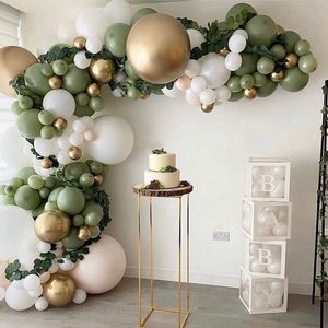 Autres fournitures de fête d'événement Ballon Garland Arch Kit Rétro Vert Mariage Anniversaire Ballons Décoration Pour Baby Shower Décor Ballon Baloon Accessoires 230131