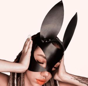 Autres fournitures de fête d'événement BCYQZ Femmes Sexy Masque en cuir Demi-visage Masques fantaisie Jouets sexuels Halloween Oreilles Cosplay Mascarade6836868