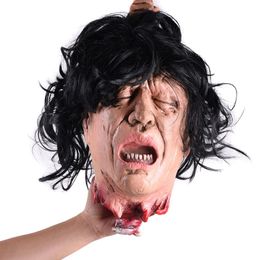 Andere evenementenfeestjes Broken Head Haunted House Secret Room Escape Simulation Human Head Movie Horror Severed Head Creative Trick Prop Halloween Decor 230817